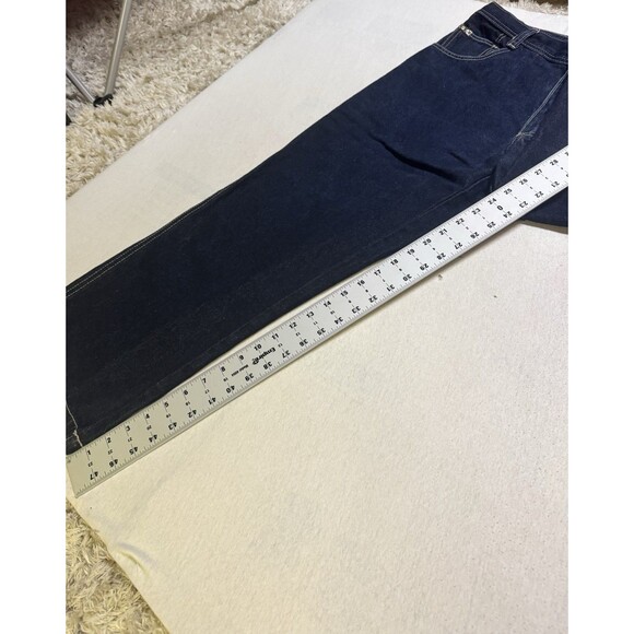 Southpole Jeans Vintage Y2K Baggy Grunge Wide Leg Size 36 X 30 Dark Blue Wash - Picture 11 of 11
